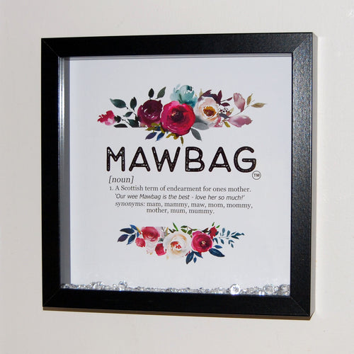 Copy of Mawbag ® Definition Framed Print - Black Frame