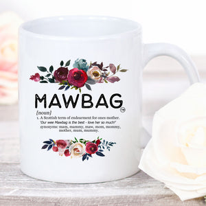 Mawbag Mug Scottish Gift for Mum Birthday Christmas Mothers Day Funny Definition Mug